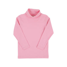 Load image into Gallery viewer, Tatum's Turtleneck Shirt - Hamptons Hot Pink w/ Palm Beach Pink Microdots