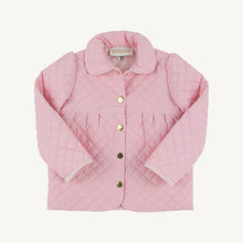 Load image into Gallery viewer, Carlyle Quilted Coat - Palm Beach Pink w/ Hamptons Hot Pink Microdot