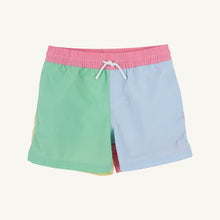 Load image into Gallery viewer, Country Club Colorblock Trunk - Grace Bay Green, Buckhead Blue, Yellow, & Hot Pink