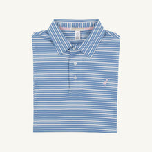 Load image into Gallery viewer, Croquet Party Polo - Sumner County Stripe - Sunrise Blvd Blue - Men's