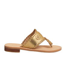 Load image into Gallery viewer, Jack Rogers Girls' Jacks Flat Sandal - Platinum, White, Blush, Navy, or Gold