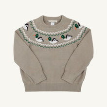 Load image into Gallery viewer, Isaac's Sweater - Keeneland Khaki w/ Ducks - Fairisle
