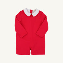 Load image into Gallery viewer, John Hall Jon Jon - Richmond Red w/ Worth Ave White - Long Sleeve - Piqué