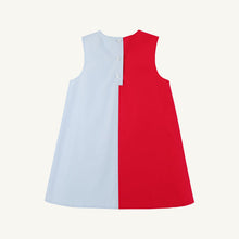 Load image into Gallery viewer, Kennedy Colorblock Jumper - Richmond Red & Buckhead Blue - Broadcloth