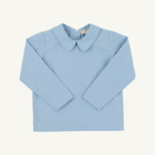 Load image into Gallery viewer, Peter Pan Collar Shirt - Long Sleeve - Barrington Blue - Broadcloth