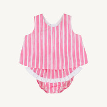 Load image into Gallery viewer, Mary Todd Tab Set - Sea Wall Stripe - Winter Park Pink & Worth Ave White