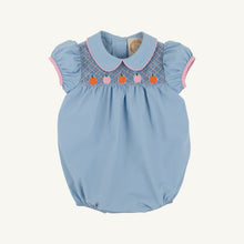 Load image into Gallery viewer, Mary Dal Bubble - Barrington Blue w/ Sandpearl Pink - Pumpkin Smocking