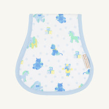Load image into Gallery viewer, Oopsie Daisy Burp Cloth - Cuddle Up Cutie w/ Buckhead Blue