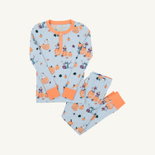 Load image into Gallery viewer, Payton Pajama Set - Candy & Critters (Buckhead Blue)