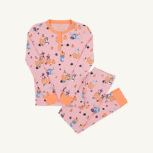 Load image into Gallery viewer, Payton Pajama Set - Candy & Critters (Sandpearl Pink)