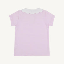 Load image into Gallery viewer, Prepletic™ Preppy Polo - Valley High Violet Stripe w/ White