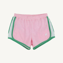 Load image into Gallery viewer, Prepletic™ Shimmy Shake Shorts - Pier Party Pink Stripe w/ Gibson Island Green