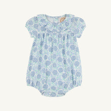 Load image into Gallery viewer, Ramona Ruffle Collar Bubble - Handful of Hydrangeas - Pima
