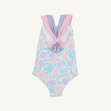 Load image into Gallery viewer, Seabrook Bathing Suit - Glastonbury Blooms w/ Lavender & Palm Pink