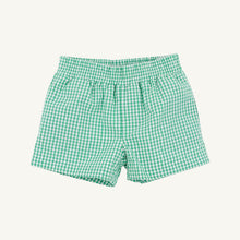 Load image into Gallery viewer, Sheffield Shorts - Gibson Island Green Mini Gingham