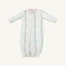 Load image into Gallery viewer, Twinkle Twinkle 2-in-1 Gown - Fincastle Floral w/ Palm Beach Pink