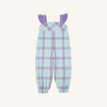 Load image into Gallery viewer, Violet's Vintage Overalls - Bridge Club Hustle Houndstooth (Edisto Egg Blue) - Woven