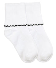 Load image into Gallery viewer, Jefferies Tatted Edge Turn Cuff Socks