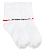 Load image into Gallery viewer, Jefferies Tatted Edge Turn Cuff Socks