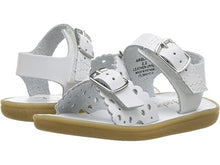 Load image into Gallery viewer, FootMates Ariel Sandal - White, Gold, Pink, Red