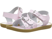 Load image into Gallery viewer, FootMates Ariel Sandal - White, Gold, Pink, Red