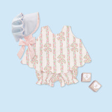Load image into Gallery viewer, Beaufort Bonnet - Buckhead Blue w/ Pinkney Pink Stripe