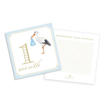Load image into Gallery viewer, Monthly Milestone Cards by Katherine Kelly Design - Blue or Pink