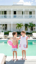 Load image into Gallery viewer, Country Club Colorblock Trunk - Hamptons Hot Pink, White, Beale Street Blue