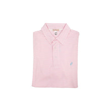 Load image into Gallery viewer, Croquet Party Polo - Palm Beach Pink Stripe - Men's
