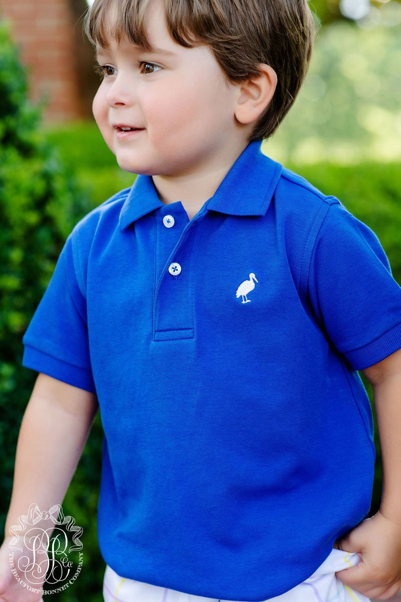 Toddler royal clearance blue polo shirt