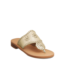 Load image into Gallery viewer, Jack Rogers Girls' Jacks Flat Sandal - Platinum, White, Blush, Navy, or Gold