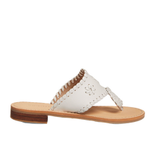 Load image into Gallery viewer, Jack Rogers Girls' Jacks Flat Sandal - Platinum, White, Blush, Navy, or Gold