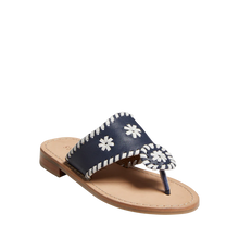 Load image into Gallery viewer, Jack Rogers Girls' Jacks Flat Sandal - Platinum, White, Blush, Navy, or Gold