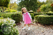 Load image into Gallery viewer, Juliet Jumper - Hamptons Hot Pink Corduroy w/ Brass Buttons