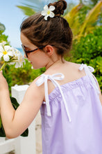 Load image into Gallery viewer, Lainey's Little Top - Lauderdale Lavender w/ White Seersucker