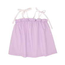 Load image into Gallery viewer, Lainey's Little Top - Lauderdale Lavender w/ White Seersucker