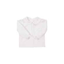 Load image into Gallery viewer, Maude's Peter Pan Collar Shirt - Worth Ave White - Long Sleeve - Woven