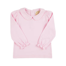 Load image into Gallery viewer, Maude's Peter Pan Collar Shirt - Palm Beach Pink - Long Sleeve - Pima