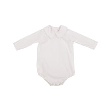 Load image into Gallery viewer, Peter Pan Shirt - Long Sleeve - Worth Ave White - Broadcloth