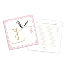 Load image into Gallery viewer, Monthly Milestone Cards by Katherine Kelly Design - Blue or Pink
