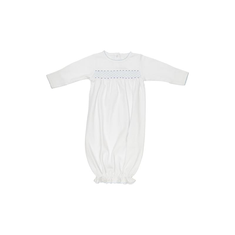 Palmetto Pearl Sweetly Smocked Greeting Gown by The Beaufort Bonnet Company main image 1