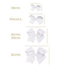 Load image into Gallery viewer, Wee Ones King Grosgrain Bow - Multiple Color Options