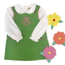 Load image into Gallery viewer, Maude's Peter Pan Collar Shirt - Worth Ave White - Long Sleeve - Woven
