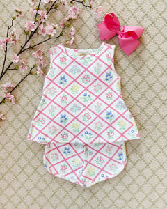 Cheryl Shorts - French Country Floral