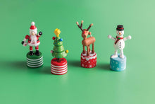Load image into Gallery viewer, Collapsing Toy - Santa, Reindeer, Snowman, or Christmas Tree
