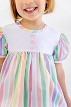 Load image into Gallery viewer, Short Sleeve Brigantine Dress - Southampton Stripe

