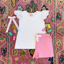 Load image into Gallery viewer, Ellen&#39;s Eyelet Top - Worth Avenue White - Pima
