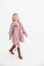 Load image into Gallery viewer, Mary Dal Dress - Easton Pond Plaid w/ White - Long Sleeve
