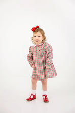 Load image into Gallery viewer, Della Maria Dress - Richmond Red &amp; Kiawah Kelly Green Gingham
