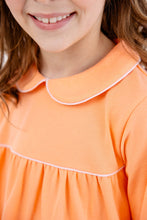 Load image into Gallery viewer, Maude's A-Line Top - Seashore Sherbet w/ Palm Beach Pink - Long Sleeves
